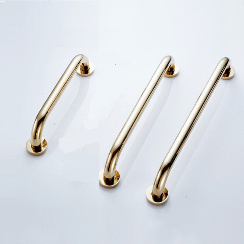 12", 16", 20" Juno Shower Grab Bars Gold Finish Bathroom Tub Toilet Handrail