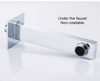 Juno New Brushed Nickel Finish Wall Mount Rain Shower Head