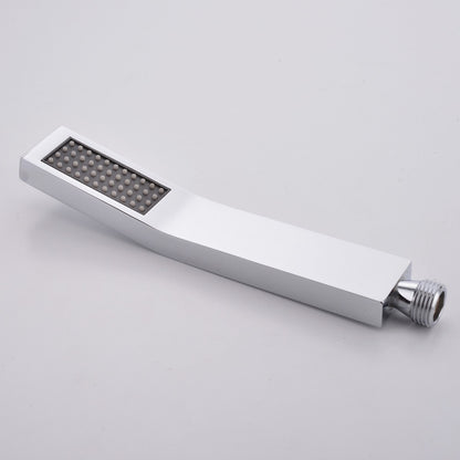 Juno Ceiling Concealed Chrome LED Shower Head Panel Kit with Bluetooth Music and Thermostatic Mixer Valve