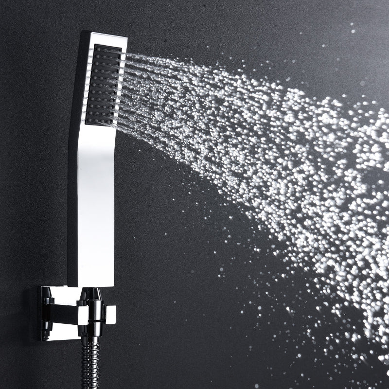 Juno Ceiling Mounted Shower Head with 5 Functions (Rain, Waterfall, Mist, Hot & Cold) - Music & LED, 6 Handles