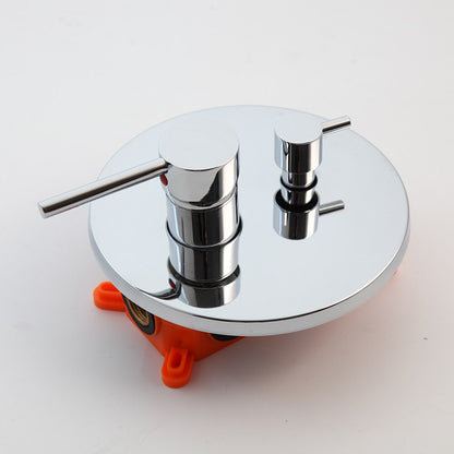 Juno Chrome Rain Shower Head Wall Mount Signle Handle