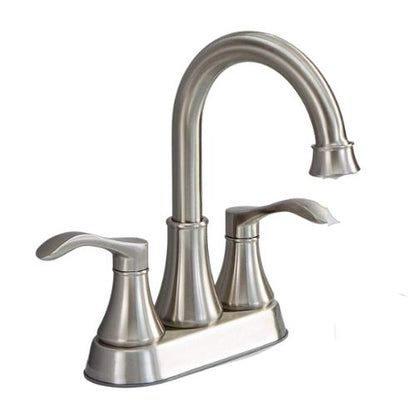 Juno brushed nickel bathroom sink faucet