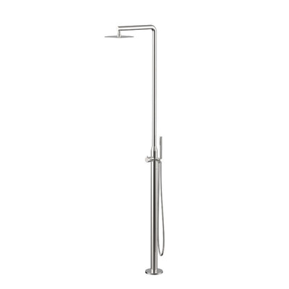 Juno Freestanding Single Handle Outdoor Shower Column Set