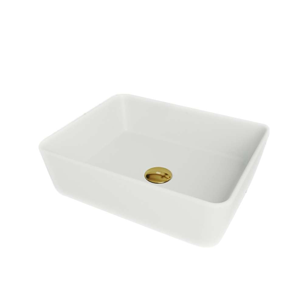 Juno Gold Touchless Bathroom Faucet Deck Mount