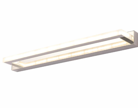 Juno Modern LED Bathroom Mirror Light 9W 42CM Stainless steel Acrylic Wall Lamp