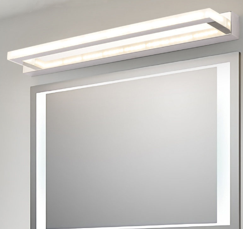 Juno Modern LED Bathroom Mirror Light 9W 42CM Stainless steel Acrylic Wall Lamp