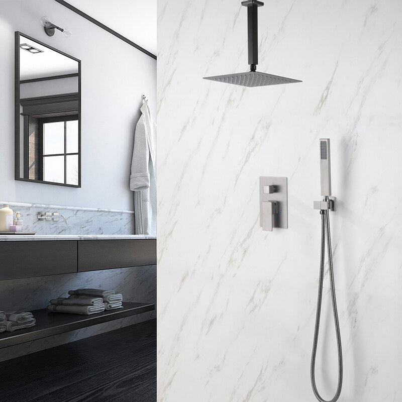 Juno Rainfall Shower Head System with Hand Shower product image