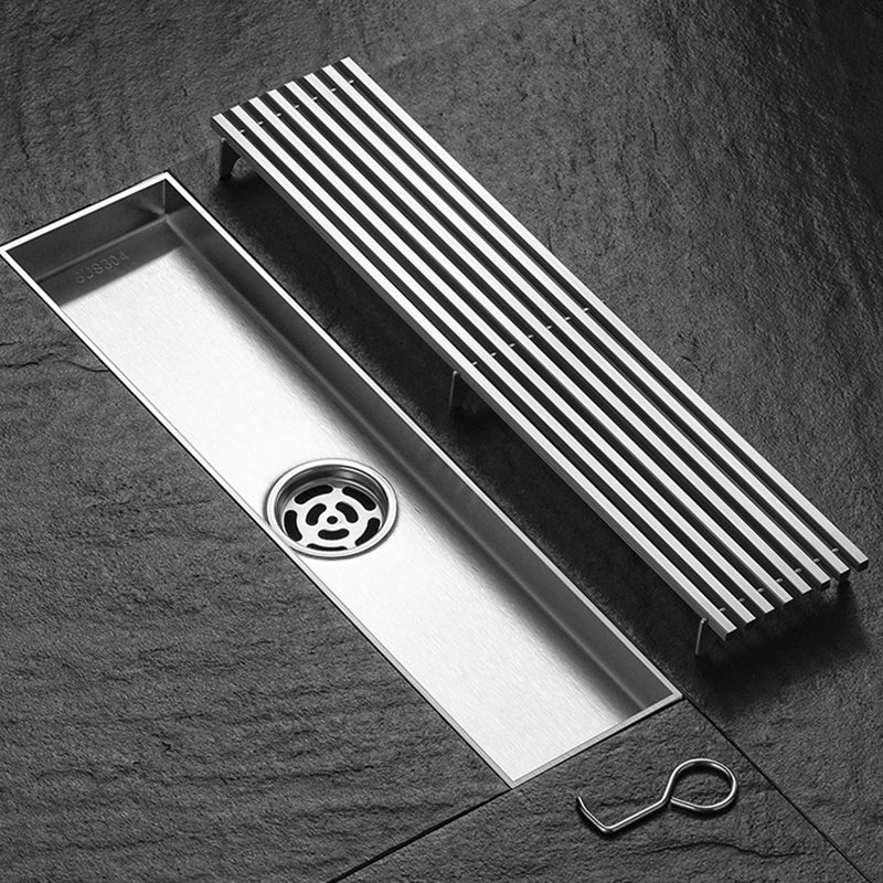 Juno Solid Stainless Steel Bathroom Shower Linear Drain