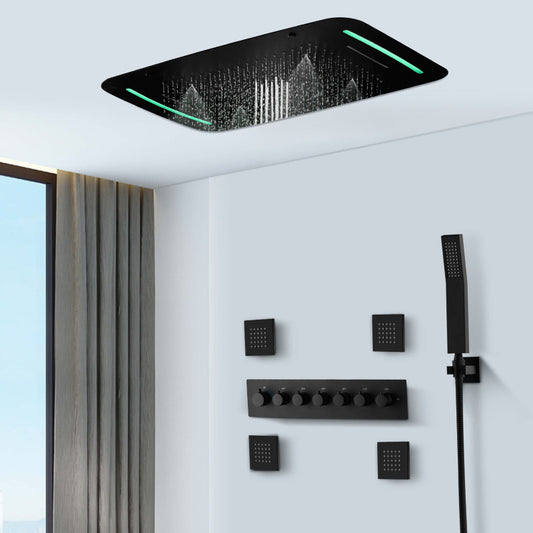 Juno Ceiling Mounted 6-Function Smart Shower Head