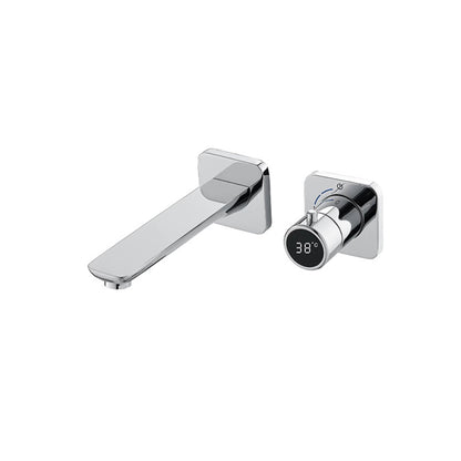Juno Wall-Mounted Concealed Digital Display Faucet – Single Handle, Hot & Cold, Smart Sensor