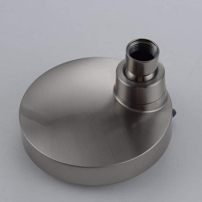 Juno Brushed Nickel Dual Shower Head Wall Mount