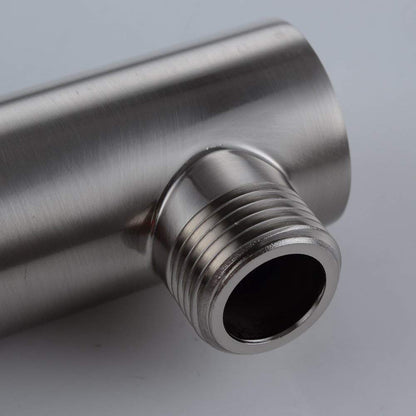 Juno Brushed Nickel Dual Shower Head Wall Mount