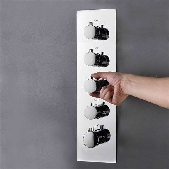Juno 5 & 6 Knobs Palermo Shower Diverter Mixer Valve