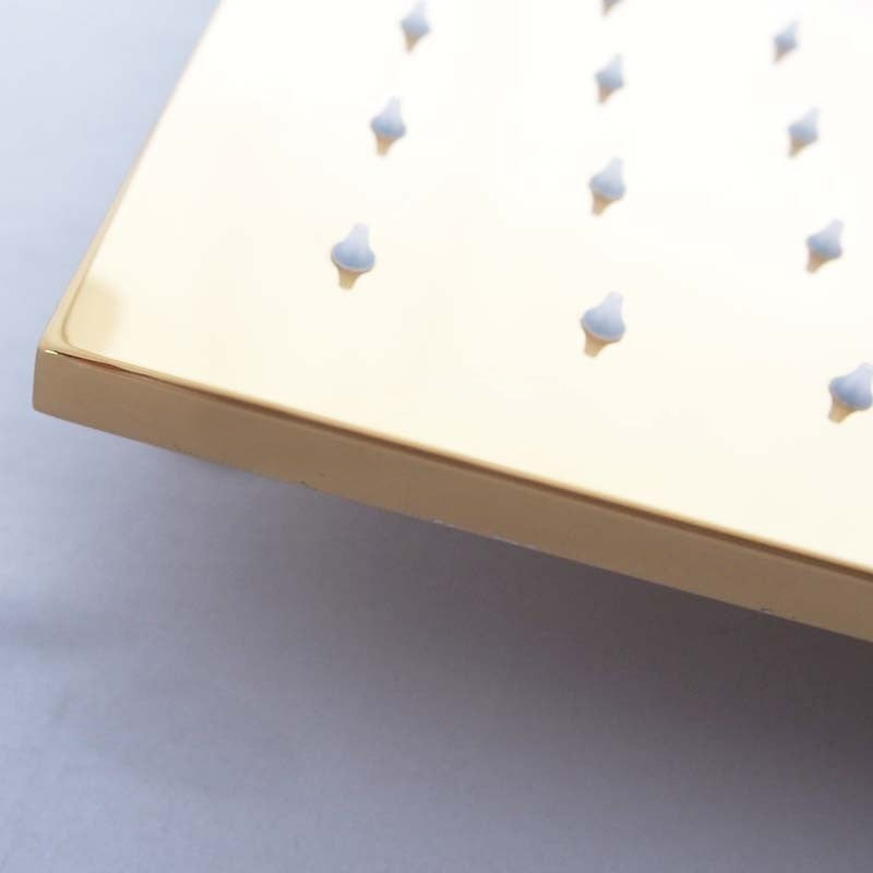 Juno 12 Gold Rain LED Shower Head