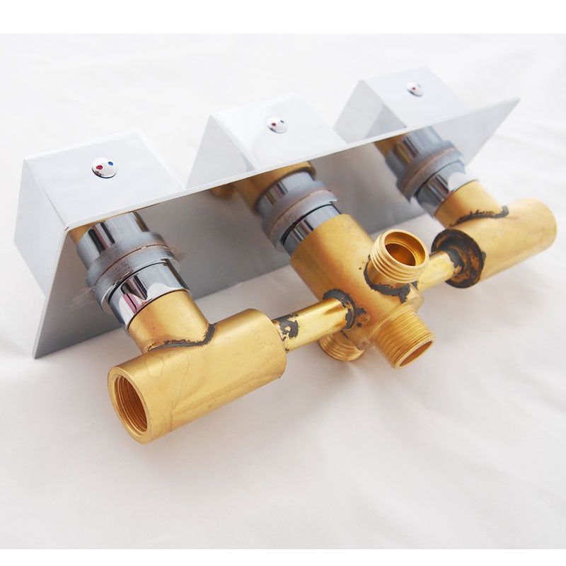 Juno 20X14" Rainfall Embedded Ceiling Mount Single Color LED Shower Head