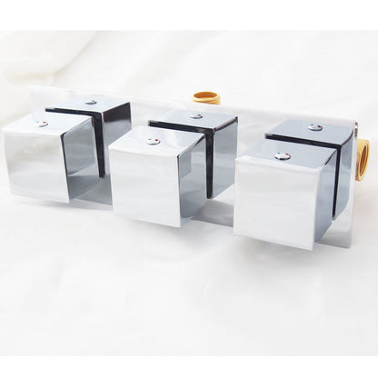 Juno 20X14" Rainfall Embedded Ceiling Mount Single Color LED Shower Head