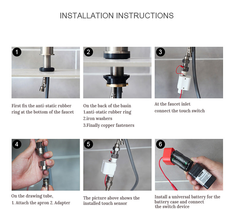 Juno 3 Function Touch Control Kitchen Faucet