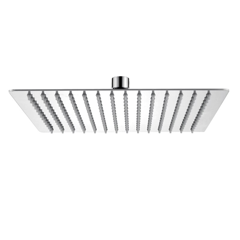 Juno 8", 10", 12", 16" Stainless Steel Square Brushed Nickel Rain Shower Head