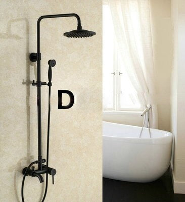 Juno Allora Oil Rubbed Bronze Bathroom Shower Set