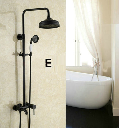 Juno Allora Oil Rubbed Bronze Bathroom Shower Set