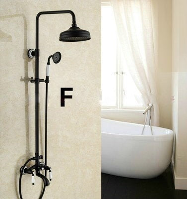 Juno Allora Oil Rubbed Bronze Bathroom Shower Set