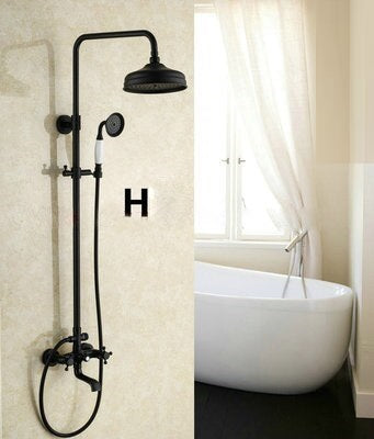 Juno Allora Oil Rubbed Bronze Bathroom Shower Set