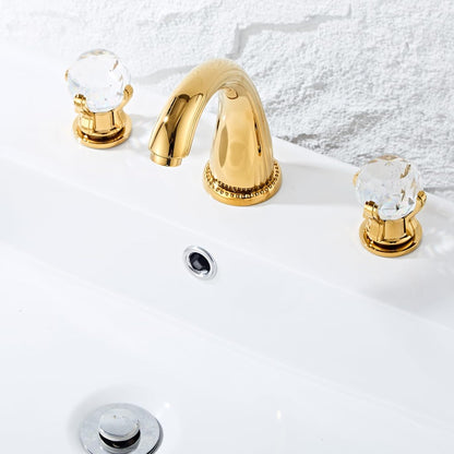 Juno Amalfi Brass Gold Plated Sink Faucet