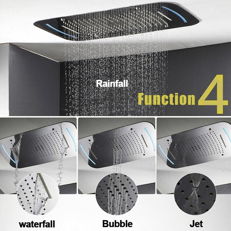 Juno 64 Colors LED Ceiling Mount Shower