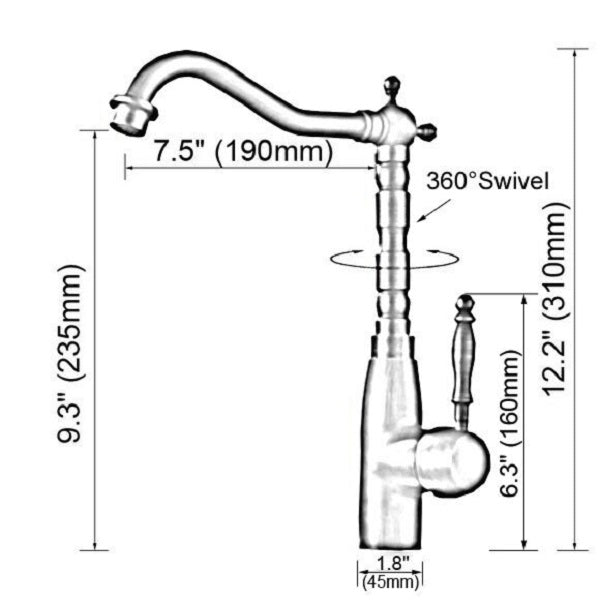 Juno Antique Kitchen Faucet