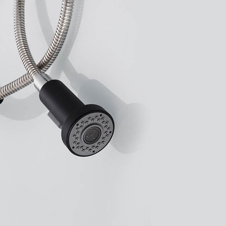 Juno Black Pull Out Shower Mixer Water Tap