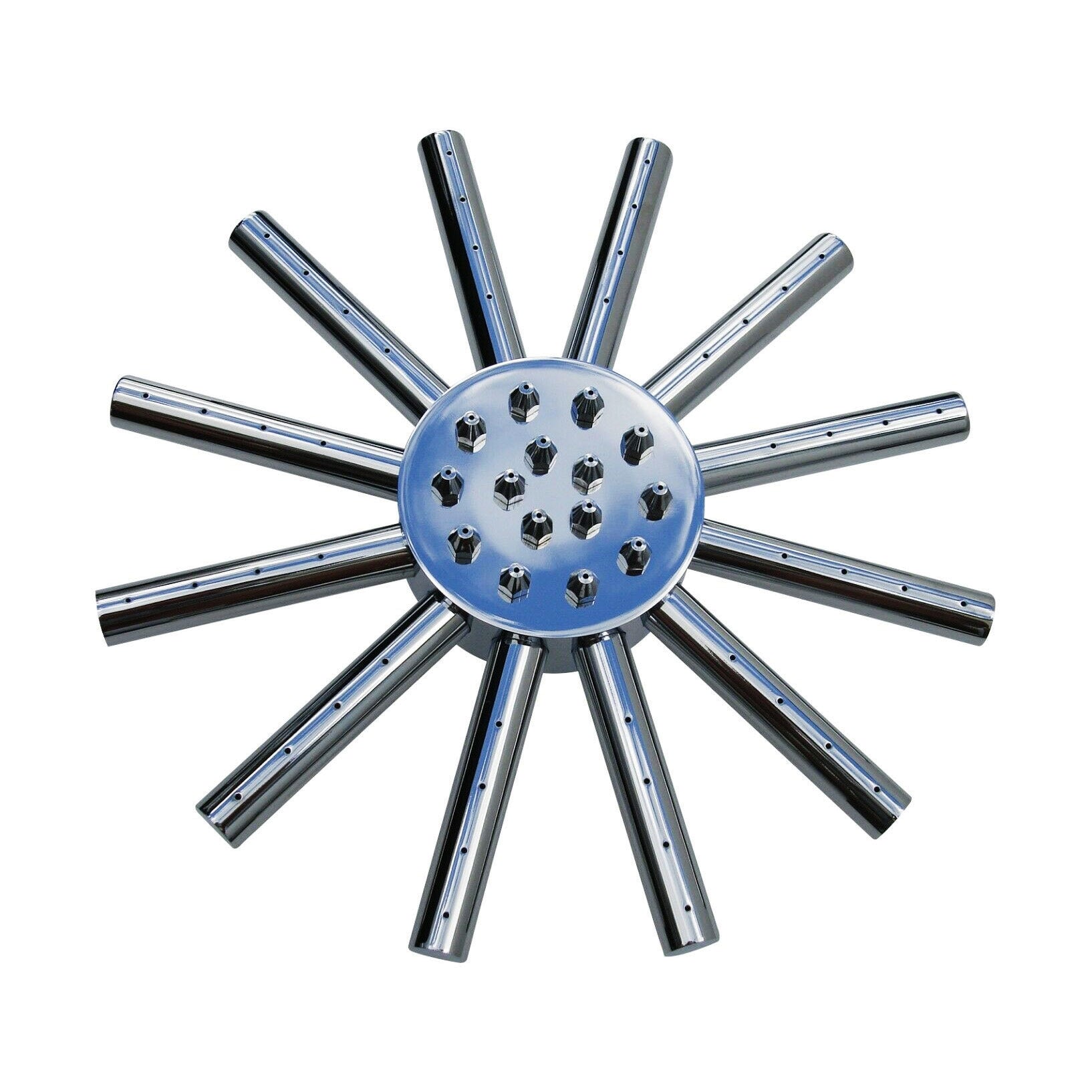 Juno Brass Chrome Finish Overhead Shower Head Ceiling Mount