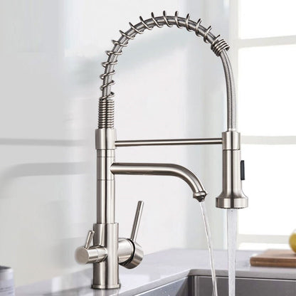 Juno 360 Rotation Single Hole Chrome Kitchen Faucet Tap