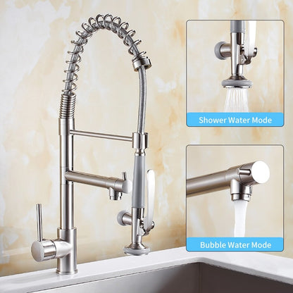 Juno Pistoia Kitchen Sink Faucet With Pull Down Mixer Tap
