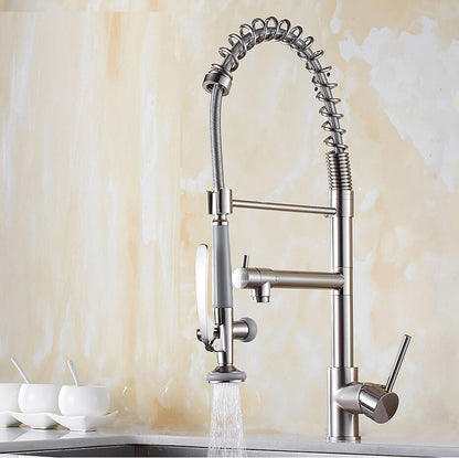 Juno Pistoia Kitchen Sink Faucet With Pull Down Mixer Tap