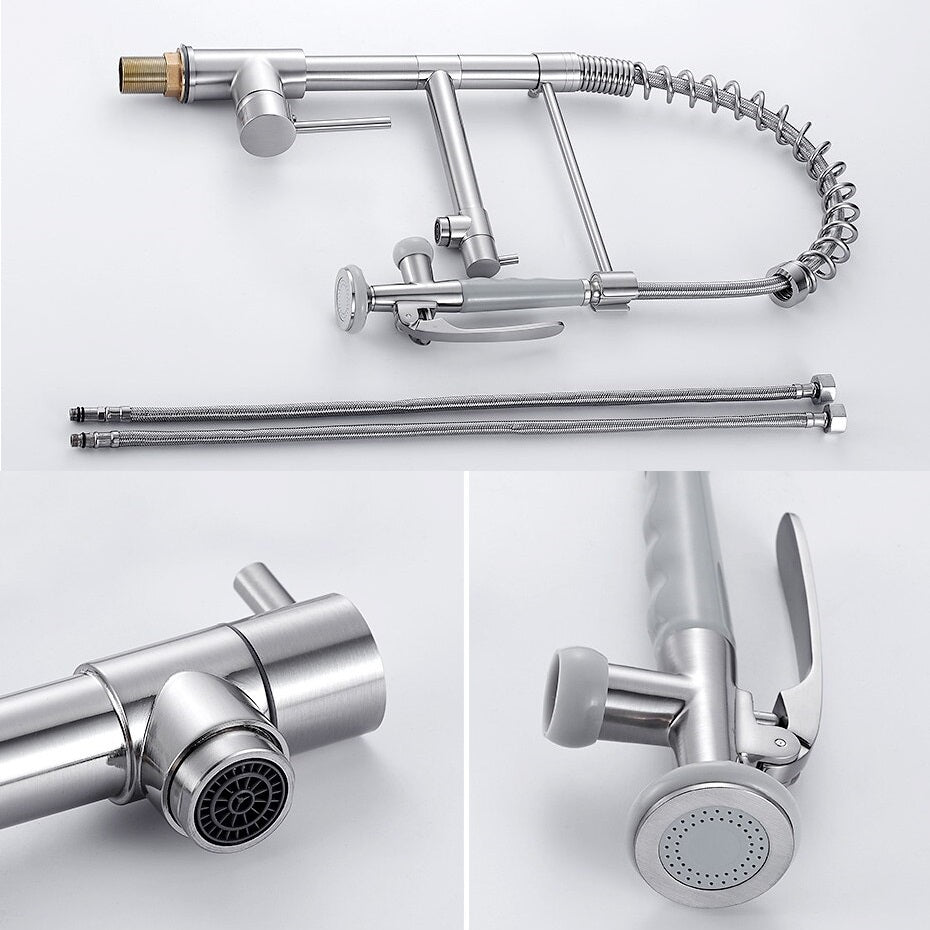 Juno Pistoia Kitchen Sink Faucet With Pull Down Mixer Tap