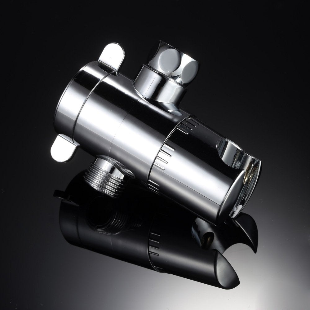 Juno Chrome Finish Shower Head with 3 Way Diverter Shower Arm And Hand Held Shower