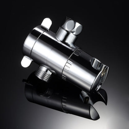 Juno Chrome Finish Shower Head with 3 Way Diverter Shower Arm And Hand Held Shower