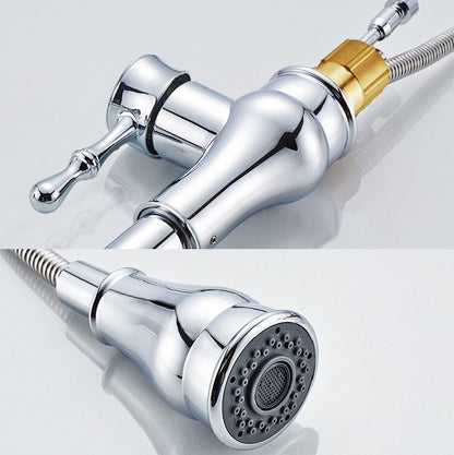 Juno Kitchen Faucet Single Handle With Faucet Coverage Plate Bronze, Brushed, Chrome