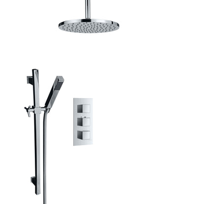 Juno Chrome Plated Round Shower Head