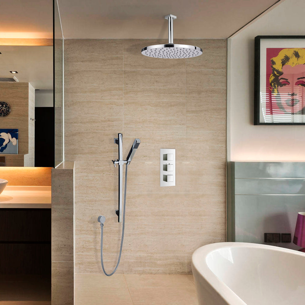 Juno Chrome Plated Round Shower Head