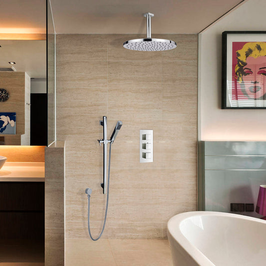 Juno Chrome Plated Round Shower Head