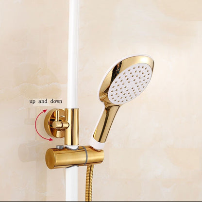 Juno Classic Look Wall Mounted Dual Handle Bathroom Shower with Hand-Held Shower