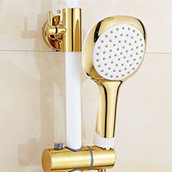 Juno Classic Look Wall Mounted Dual Handle Bathroom Shower with Hand-Held Shower