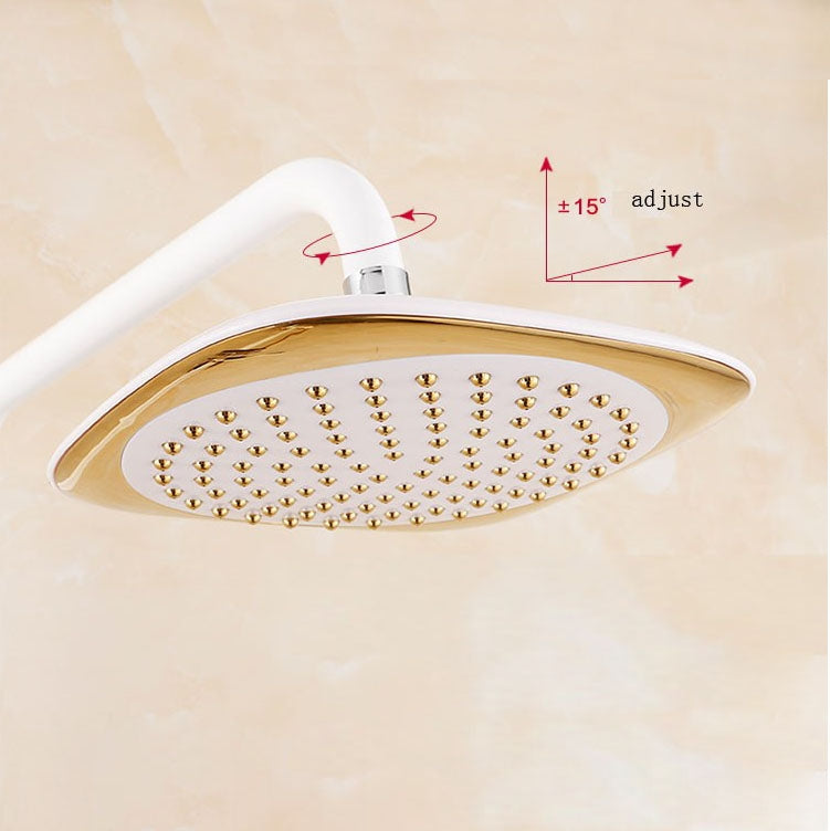 Juno Classic Look Wall Mounted Dual Handle Bathroom Shower with Hand-Held Shower