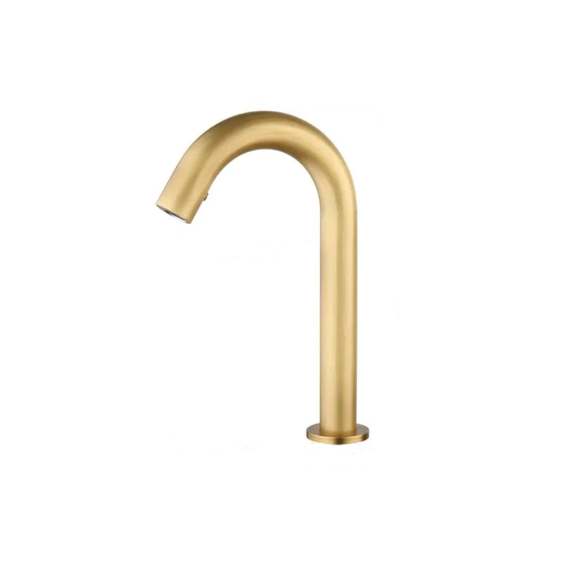 Juno Commercial Antique Brass Finish Deck Mounted Touchless Bathroom Faucet