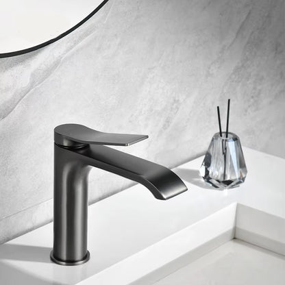 Juno Commercial Black Deck Mounted Single Handle Vessel Sink Faucet