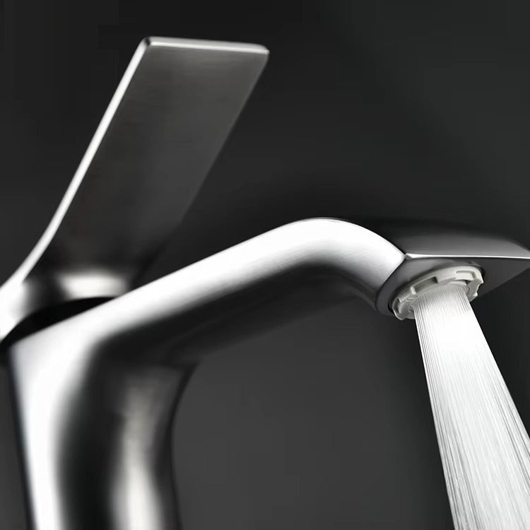 Juno Commercial Black Deck Mounted Single Handle Vessel Sink Faucet