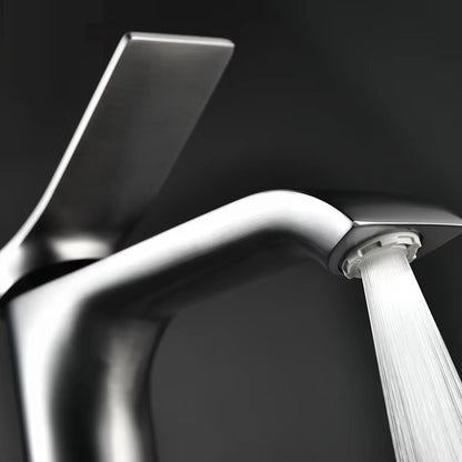 Juno Commercial Black Deck Mounted Single Handle Vessel Sink Faucet