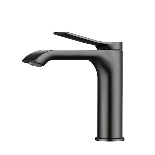 Juno Commercial Black Deck Mounted Single Handle Vessel Sink Faucet