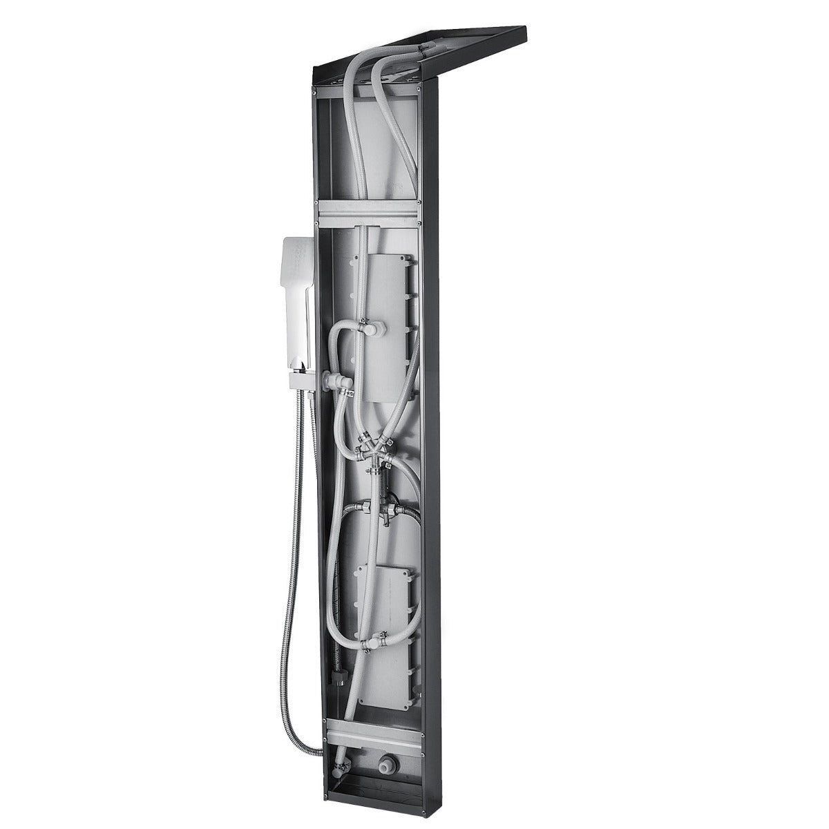 Juno Commercial Brushed Nickel Wall Mounted Bathroom Shower Panel